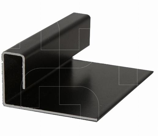 Eindprofiel met retour voor Eternit Cedral