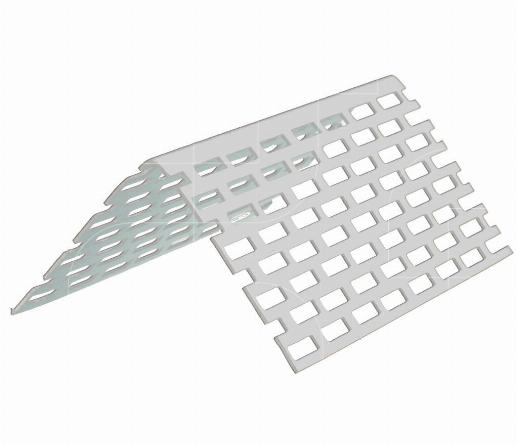 Ventilatieprofiel, 2-zijdig geperforeerd voor Eternit